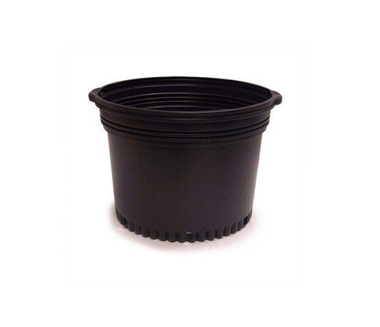 7 Gallon Whiteridge Nursery Pot Black 28/sleeve - Nursery Containers